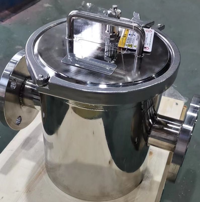 Flüssigkeitsleitungsart Permanentmagnet Separator Eisen Separator Maschine 304SS 316SS Ti Shell
