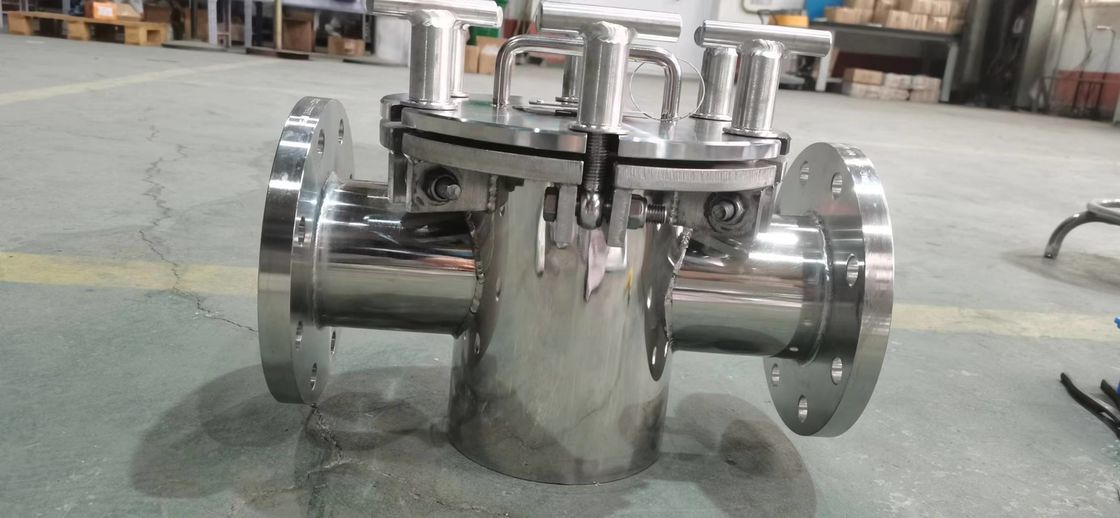 Flüssigkeitsleitungsart Permanentmagnet Separator Eisen Separator Maschine 304SS 316SS Ti Shell